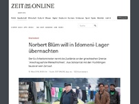 Bild zum Artikel: Griechenland: Norbert Blüm will in Idomeni-Lager übernachten