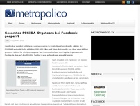 Bild zum Artikel: Gesamtes PEGIDA-Orgateam bei Facebook gesperrt