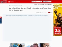 Bild zum Artikel: Parteien im Wahlkampffinale - 'Wer kriminell ist, wird bestraft!': Merkel erntet Applaus für Rede über Flüchtlingspolitik