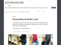 Bild zum Artikel: Wahlen: Deutschland bleibt cool