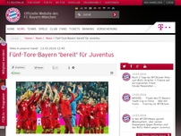 Bild zum Artikel: 'Alles in unserer Hand':Fünf-Tore-Bayern 'bereit' für Juventus