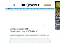 Bild zum Artikel: CDU-Bundestagsabgeordnete: Steinbach vergleicht Bundesregierung mit 'Diktatur'