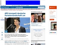 Bild zum Artikel: Afd zieht in drei Landtage ein und krempelt Deutschlands Parteienlandschaft um