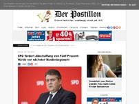 Bild zum Artikel: SPD fordert Abschaffung von Fünf-Prozent-Hürde vor nächster Bundestagswahl