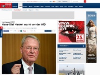 Bild zum Artikel: Landtagswahl 2016 - Hans-Olaf Henkel warnt vor der AfD
