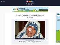 Bild zum Artikel: Mutter Teresa wird heiliggesprochen