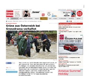Bild zum Artikel: Grüne aus Österreich bei Grenzdrama verhaftet