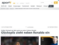 Bild zum Artikel: Glückspilz zieht neben Ronaldo ein