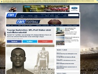 Bild zum Artikel: Die NFL trauert: Tray Walker stirbt nach schwerem Unfall