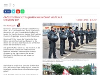 Bild zum Artikel: Größte Demo seit 18 Jahren! Was kommt heute auf Chemnitz zu?