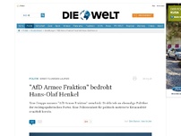 Bild zum Artikel: Ermittlungen laufen: 'AfD Armee Fraktion' bedroht Hans-Olaf Henkel