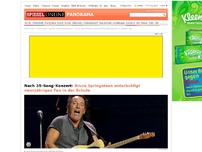 Bild zum Artikel: Nach 35-Song-Konzert: Bruce Springsteen entschuldigt neunjährigen Fan in der Schule