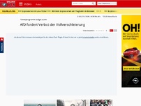 Bild zum Artikel: Parteiprogramm aufgetaucht - AfD fordert Verbot der Vollverschleierung