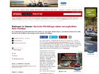 Bild zum Artikel: Büdingen in Hessen: Syrische Flüchtlinge retten verunglückten NPD-Politiker