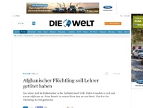 Bild zum Artikel: Celle: Afghanischer Flüchtling soll Lehrer getötet haben