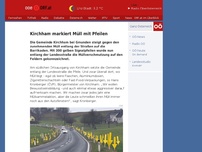 Bild zum Artikel: Kirchham „markiert“ Müll mit Pfeilen
