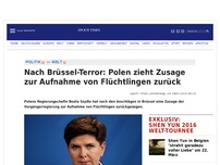 Bild zum Artikel: Polen widerruft Zusage zur Aufnahme von Flüchtlingen