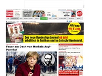 Bild zum Artikel: Feuer am Dach von Merkels Asyl-Ponyhof