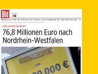 Bild zum Artikel: Eurojackpot geknackt - Glückspilz aus NRW gewinnt 76,8 Mio. Euro