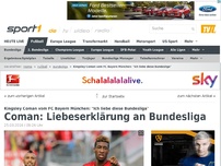 Bild zum Artikel: Coman gibt Liebeserklärung an die Bundesliga ab
