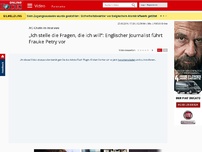 Bild zum Artikel: AfD-Chefin im Interview - „Ich stelle die Fragen, die ich will“: Englischer Journalist führt Frauke Petry vor