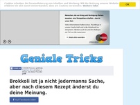 Bild zum Artikel: Brokkoli ist ja nicht jedermanns Sache, aber nach diesem Rezept änderst du deine Meinung.