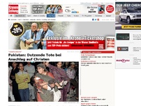 Bild zum Artikel: Anschlag gegen Christen in Pakistan - 56 Tote