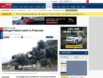 Bild zum Artikel: 'Die Lage ist recht chaotisch' - Explosionen bei Wiesenhof: Geflügel-Fabrik steht in Flammen