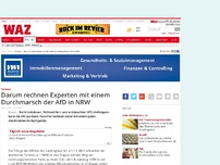 Bild zum Artikel: Darum rechnen Experten mit einem Durchmarsch der AfD in NRW
