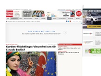 Bild zum Artikel: Kurden-Flüchtlinge: Visumfrei um 60  nach Berlin?