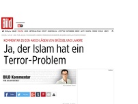 Bild zum Artikel: Kommentar - Ja, der Islam hat ein Terror-Problem
