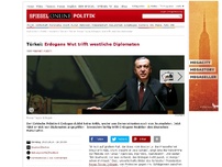 Bild zum Artikel: Türkei: Erdogans Wut trifft westliche Diplomaten