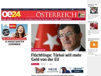 Bild zum Artikel: Flüchtlinge: Türkei will mehr Geld von der EU