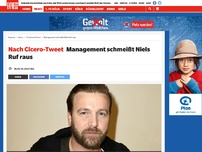 Bild zum Artikel: Nach Cicero-Tweet: Management schmeißt Niels Ruf raus