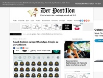 Bild zum Artikel: Saudi-Arabien zwingt WhatsApp, Emojis zu verschleiern