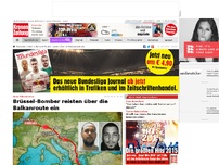 Bild zum Artikel: Brüssel-Bomber reisten über die Balkanroute ein