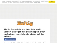 Bild zum Artikel: Als ihr Freund sie aus dem Auto wirft, verliert sie sogar ihre Schamlippen. Doch nach einem Jahr...