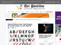 Bild zum Artikel: Deutsch-Reform: Bildungsministerium streicht 9 überflüssige Buchstaben aus dem Alphabet