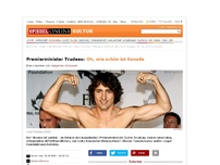Bild zum Artikel: Premierminister Trudeau: Oh, wie schön ist Kanada