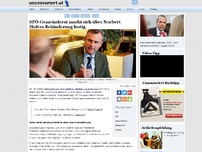 Bild zum Artikel: SPÖ-Gemeinderat macht sich über Norbert Hofers Behinderung lustig