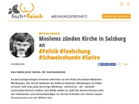 Bild zum Artikel: Moslems zünden Kirche in Salzburg an - von Wolfram Heinrich