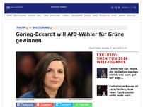Bild zum Artikel: Göring-Eckardt will AfD-Wähler für Grüne gewinnen