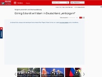 Bild zum Artikel: Religionsunterricht und Imamausbildung - Göring-Eckardt will Islam in Deutschland „einbürgern“