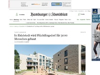 Bild zum Artikel: Flüchtlingskrise: In Eidelstedt wird Flüchtlingsdorf für 3000 Menschen gebaut
