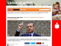 Bild zum Artikel: Satiresendung legt nach: 'Extra 3' spottet über Erdogans 'Chefdramatürk'