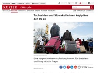 Bild zum Artikel: Tschechien und Slowakei lehnen Asylpläne der EU ab