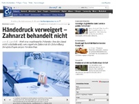 Bild zum Artikel: Muslima in Luzern: Händedruck verweigert - Zahnarzt behandelt nicht
