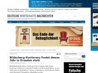 Bild zum Artikel: Bilderberg-Konferenz findet dieses Jahr in Dresden statt