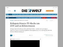 Bild zum Artikel: Türkischer Reporter in Mainz: Erdogans bizarre TV-Rache am ZDF und an Böhmermann