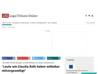 Bild zum Artikel: OLG Köln erlaubt Aussage von AfD-Politiker zur Kölner Silvesternacht: 'Leute wie Claudia Roth haben mittelbar mitvergewaltigt'